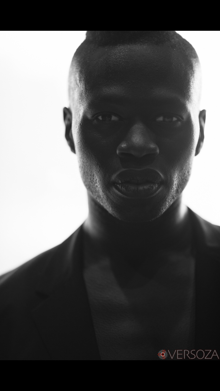 Black and white portrait